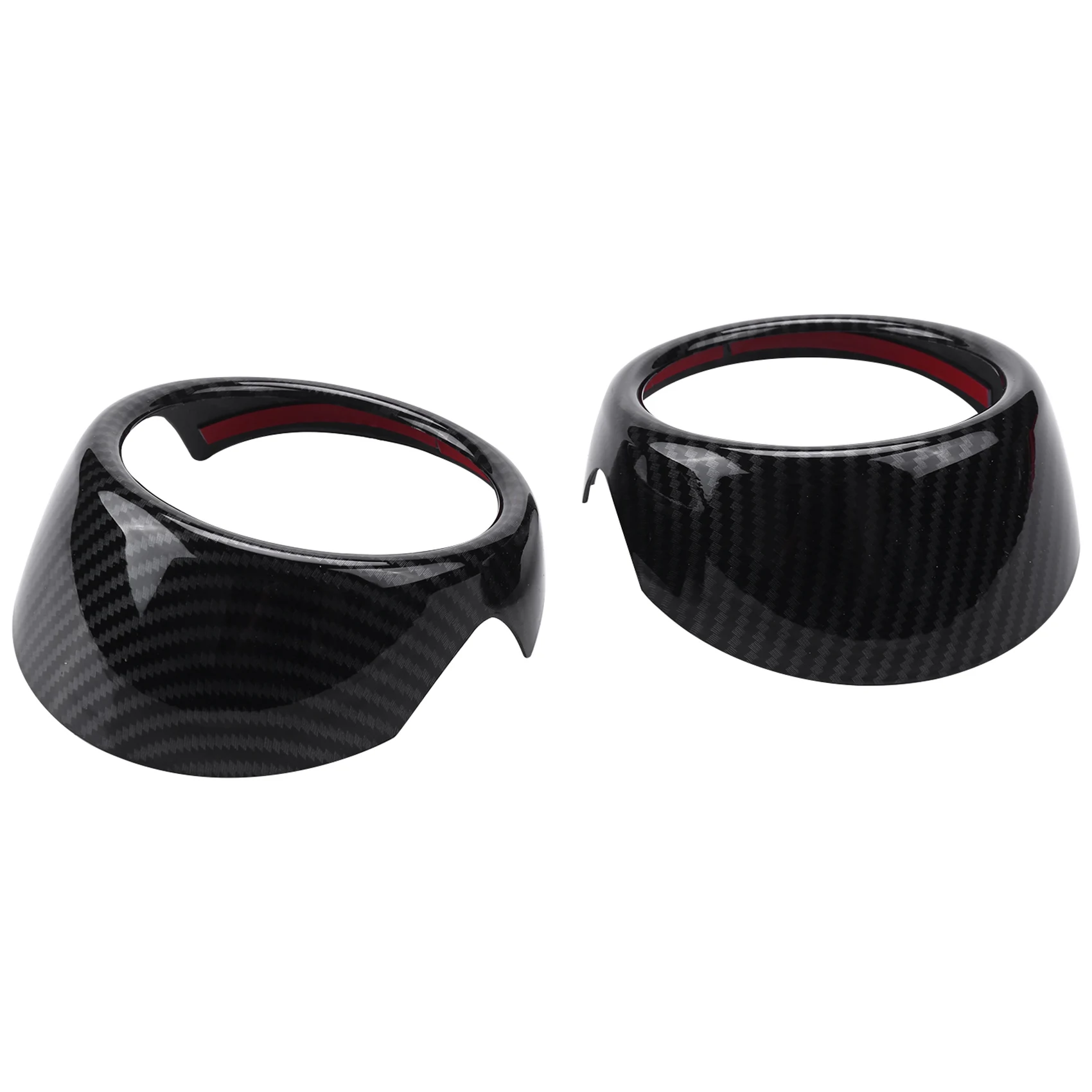 N31R_BMW MINI Cooper 3DR F56 탄소 섬유 스타일 인테리어용 자동차 도어 핸들 커버 트림