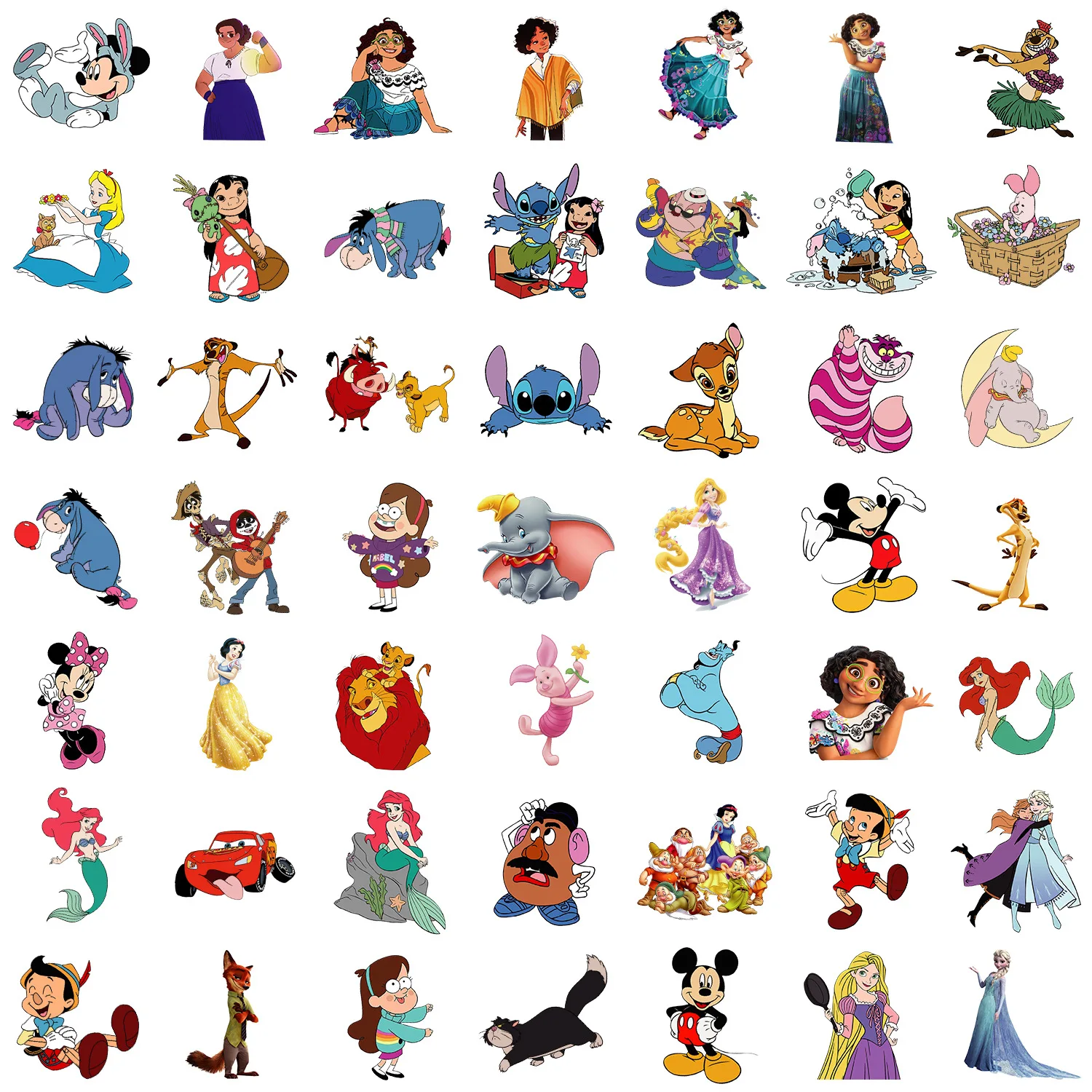 Desenho Fofo de Personagens da Disney: O Que Realmente Vale a Pena em  Adesivos de Carro, Notebook e Brinquedos?, image size:1500x1500