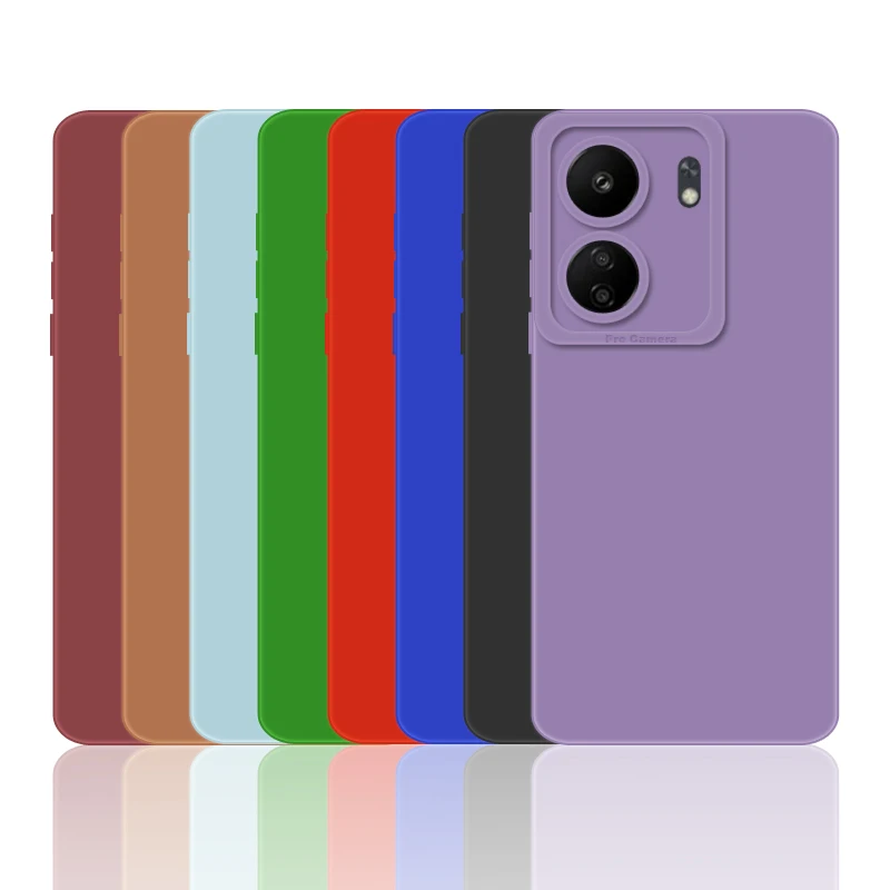 Per Xiaomi Redmi 13C Custodia Xiaomi Redmi 13C Cover Soft Angel Eyes Custodie Protettive Per Paraurti In Silicone Liquido Redmi 13C Funda
