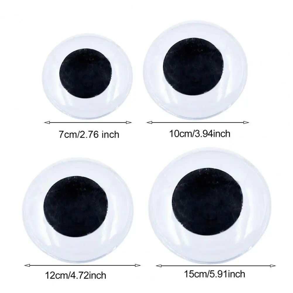 8Pcs Halloween For Bushes Big Googly Eyes Halloween Wiggle Eyes Self-Adhesive Sticker For DIY Crafts Home Decor
