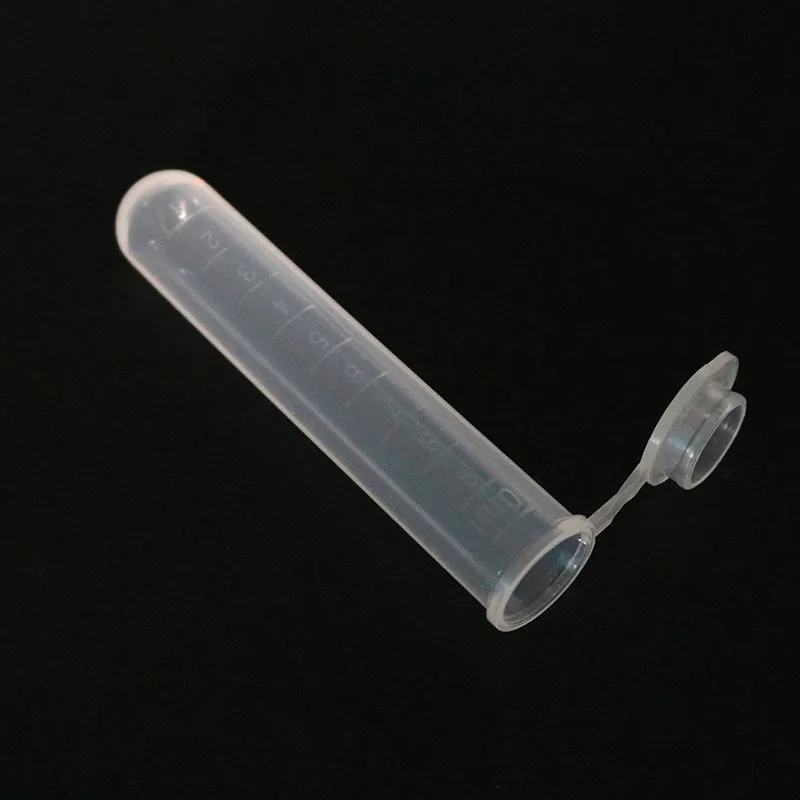 2/4/5 / 10ML Laboratory Supplies Sample Transparent Micro Plastic Centrifuge Tube Test Tube Snap Laboratory Container Lid 10pc