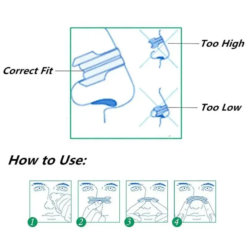 Nasal Strips for  Adults Patch Breath Better Anti Snore , Good Sleep Disposable Protective Equipment 10pcs 30pcs 60pcs