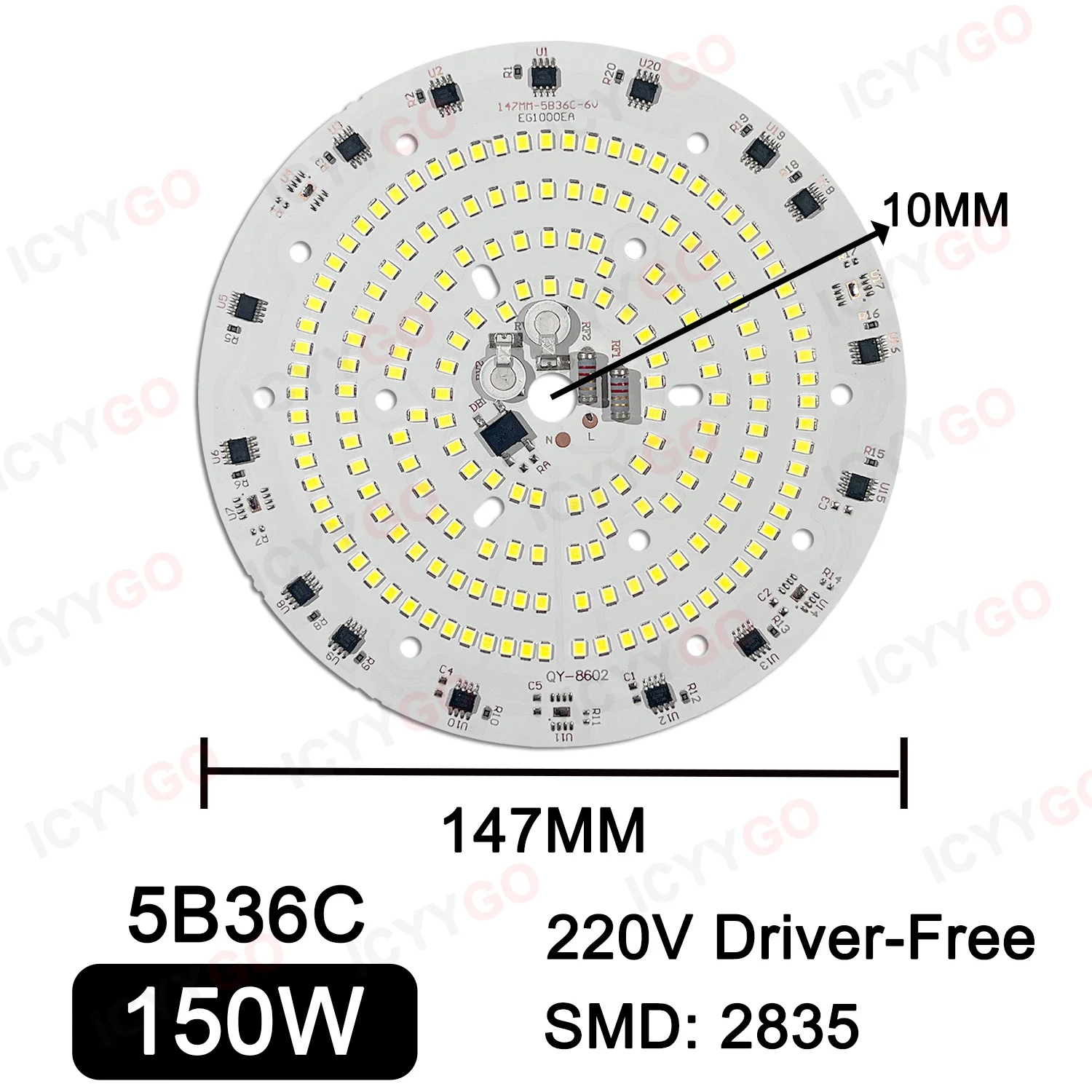 thumbnail image 1 of Lámpara de pared LED para exteriores, iluminación exterior de edificios, proyectos de iluminación para jardín, paisaje, luces de contorno, 24 V, 18 W, 24 W, 36 W, 1 of 5