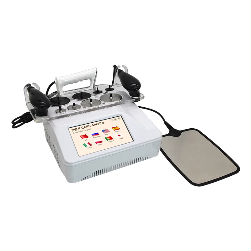 Spain Technology Pain Relief Skin Tightening 448Khz Ret Physiotherapy  Rf Monopolar Probe Head High Radio Frequency Warm Penetra 2
