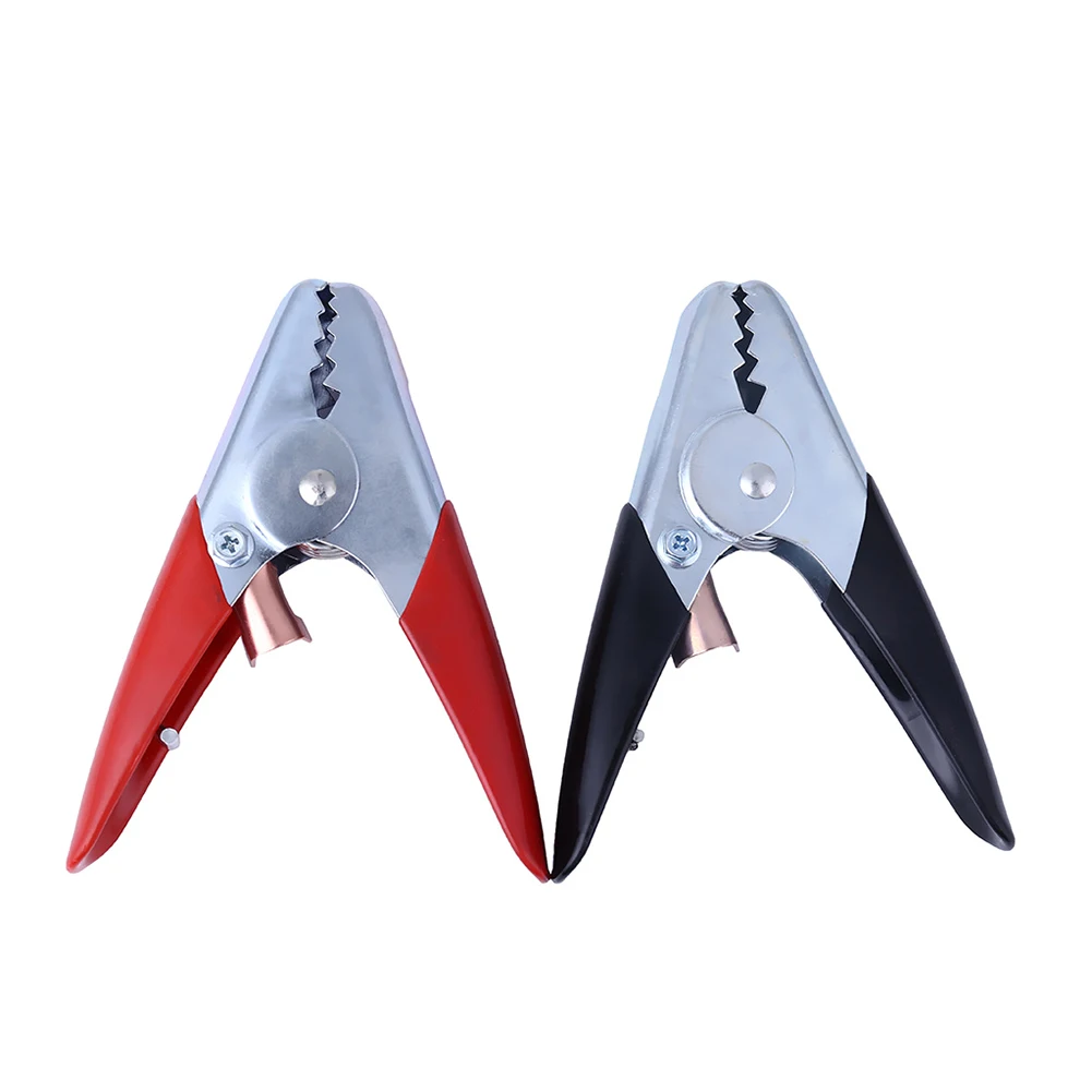 

Battery Clamps Heavy Duty 6.1x4.44x1.06 Inch Black+red Cable Clamps Cable Ends Battery Charger Clamps GOOD CONTACT