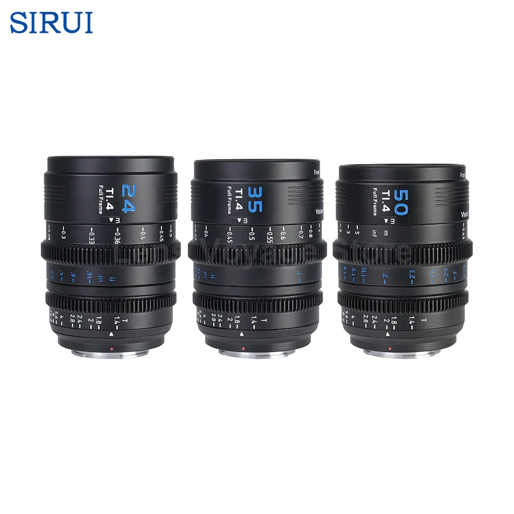 Sirui Vision Prime 1 24mm 35mm 50mm T1.4 Cine Lens for Sony FX3 ZV