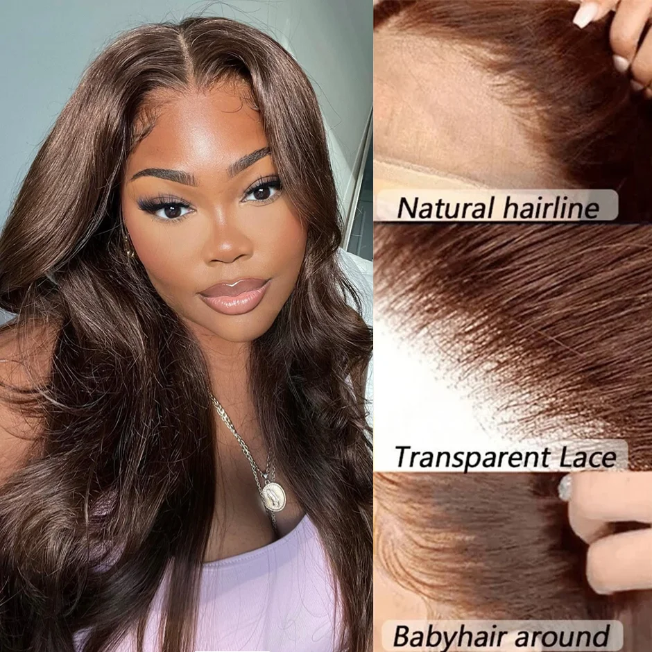 Human Hair Wig 250 Density for Women Lace Front