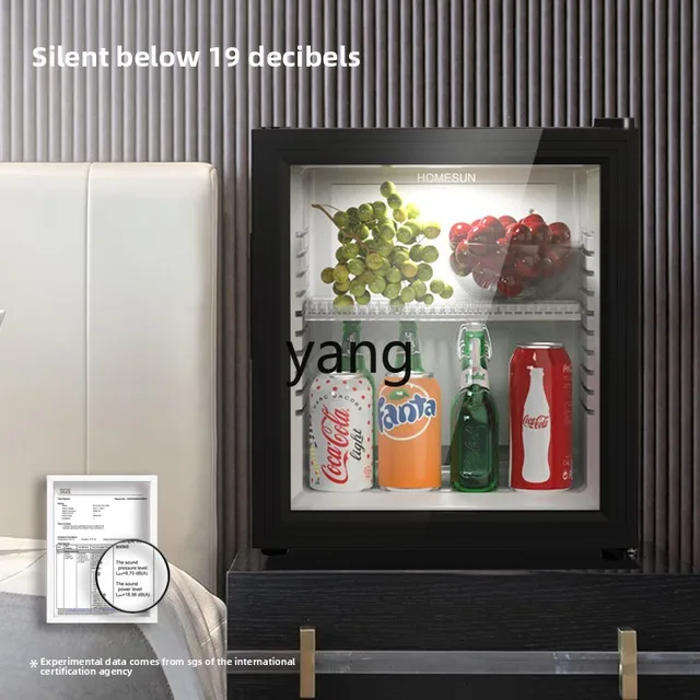 CX Household Bedroom Mini Small Ice Bar Transparent Refrigerated Fresh-keeping Small Refrigerator 2