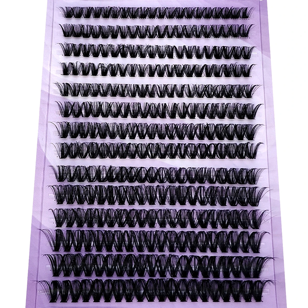 280 Bundles 60D/80D Nerz Wimpern 0,05 mm dünne Wimpernverlängerung 3D Russland Volumen individuelle Wimpern Cluster Make-up schwarze Wimpern – Detail 9