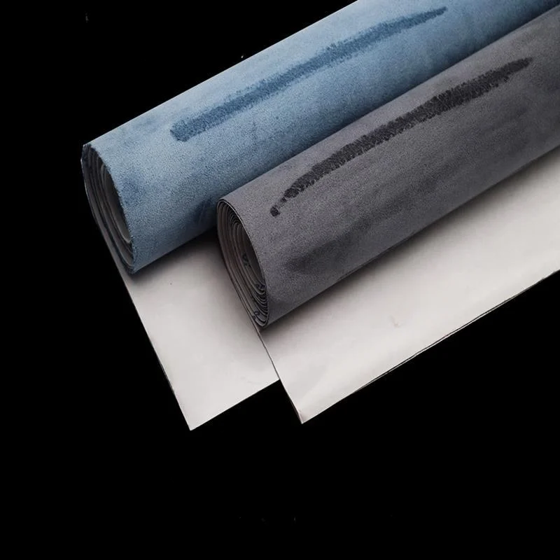 멀티 컬러 블랙 자기 접착제 스웨이드 패브릭 끈적 벨벳 라이너 롤 Terciopelo Adhesivo DIY 바느질 자동차 인테리어 도어 장식
