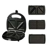 Panini 3 in 1 Household Sandwich Machine Multifunctional Waffle Cake Light Breakfast Steak Machine тостер 1