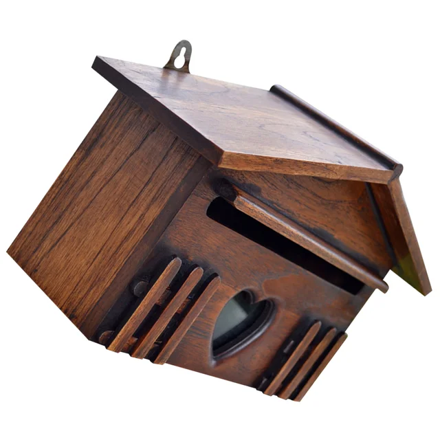 1 Db Fából Készült Postafiók Oantdor Postaszekrény Esőkendők Dekoráció Kreatív Levéldoboz Otthoni Társaság Számára - Image 3