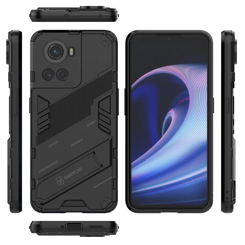 OnePlus Ace 5G Shockproof Magnetic Armor Protective Phone Case with Stand Holder