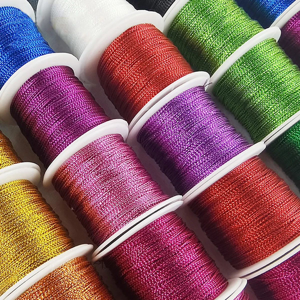20m/Roll 1.0mm Gold & Silver Colors Beading Cord Macrame Braided Rope Nylon Cord For DIY Gift String Tag Tassel Christmas Thread