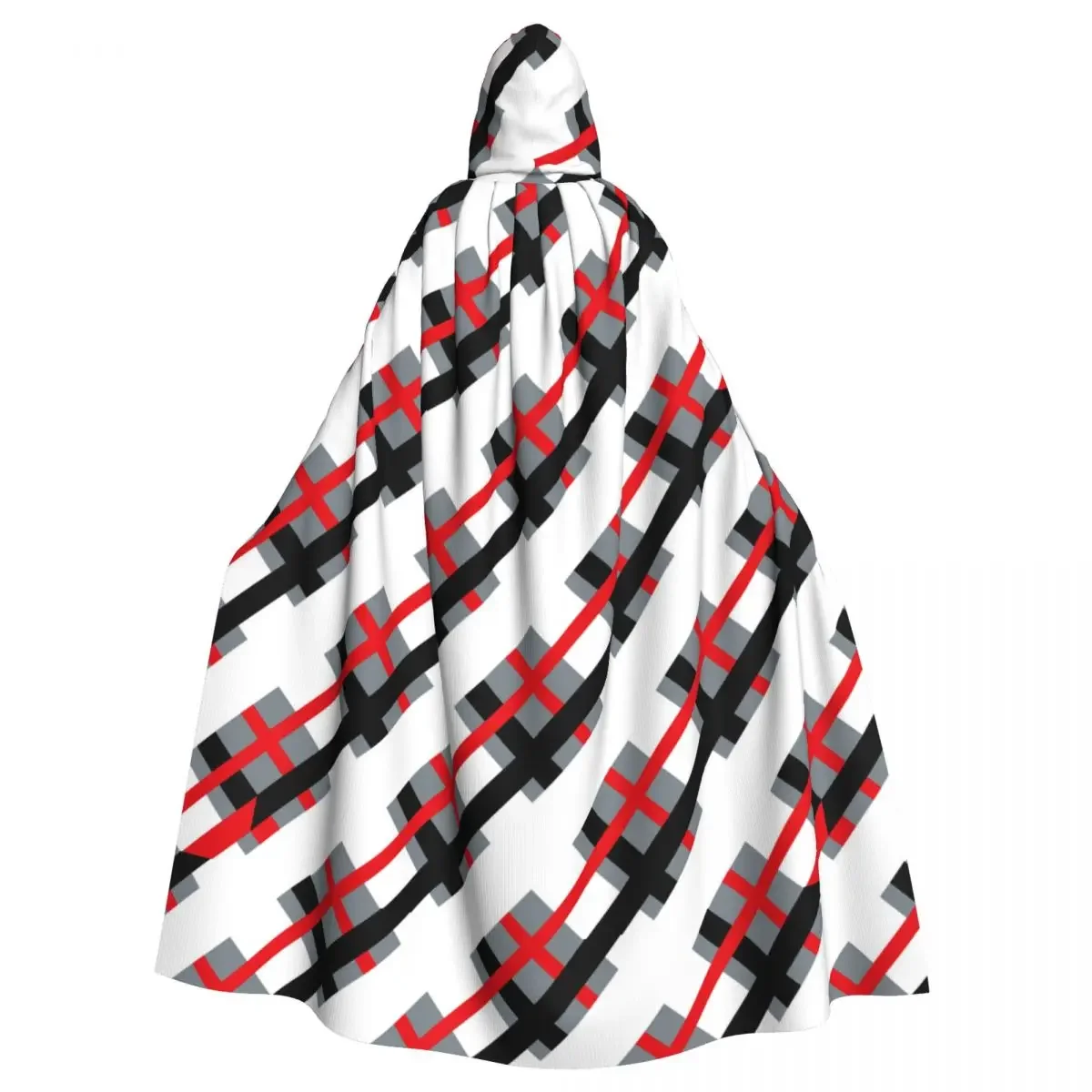 

Hooded Cloak Polyester Unisex Witch Cape Costume AccessoryStripes Inclined Lines