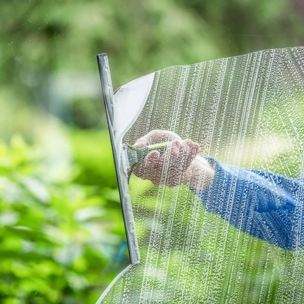 Stainless Steel Shower Squeegee Wiper Brush Multifunctional Shower Mirror Squeegee Corrosion Resistance Household Cleaning Tool