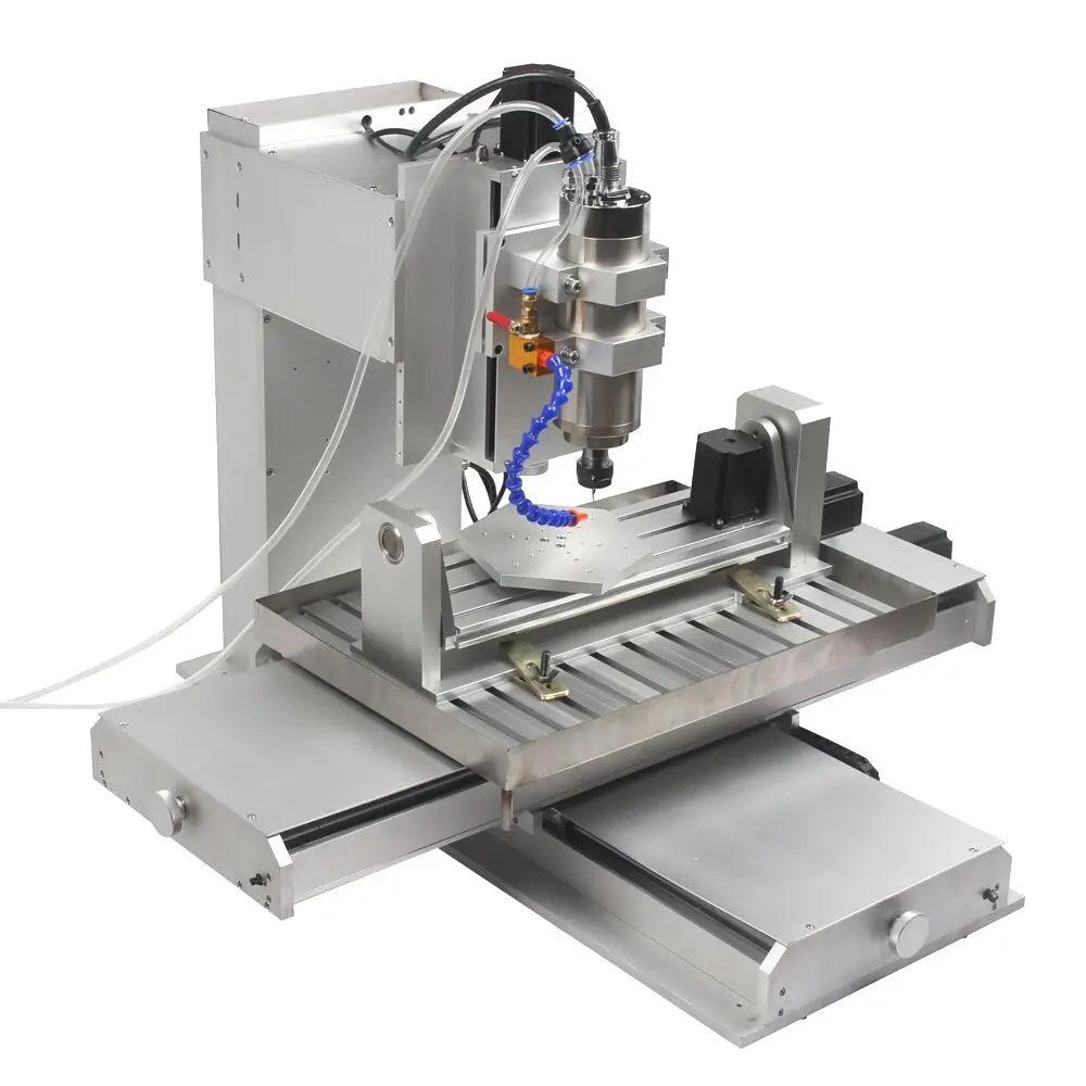 HY 6040 Kit CNC de 5 ejes USB MACH3, fresadora de Metal, máquina de grabado, husillo de 2,2 kW, 4 ejes, 220V / 110V