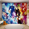 Cute Cartoon Cat Digital Printing Curtain Bedroom Living Room Kitchen Dormitory Decorative Curtain Easy To Wash And Care 2 PCS 5