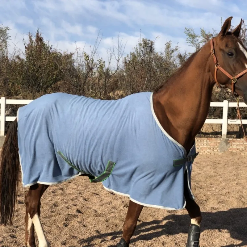 Manta Caballo Spring and Autumn Polar Fleece Horsecloth Outdoor Horse Room Thermal Insulation Horse Rugs
