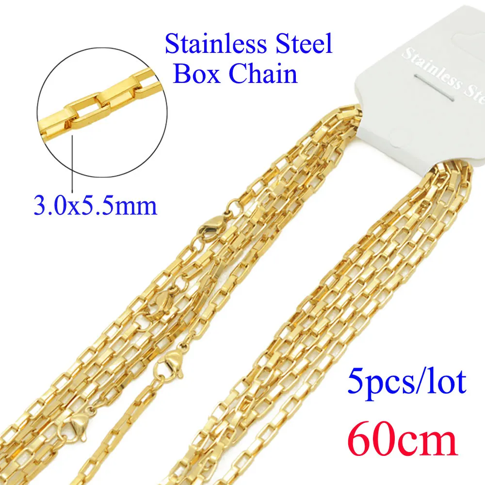 Rope & Box Chain Necklace