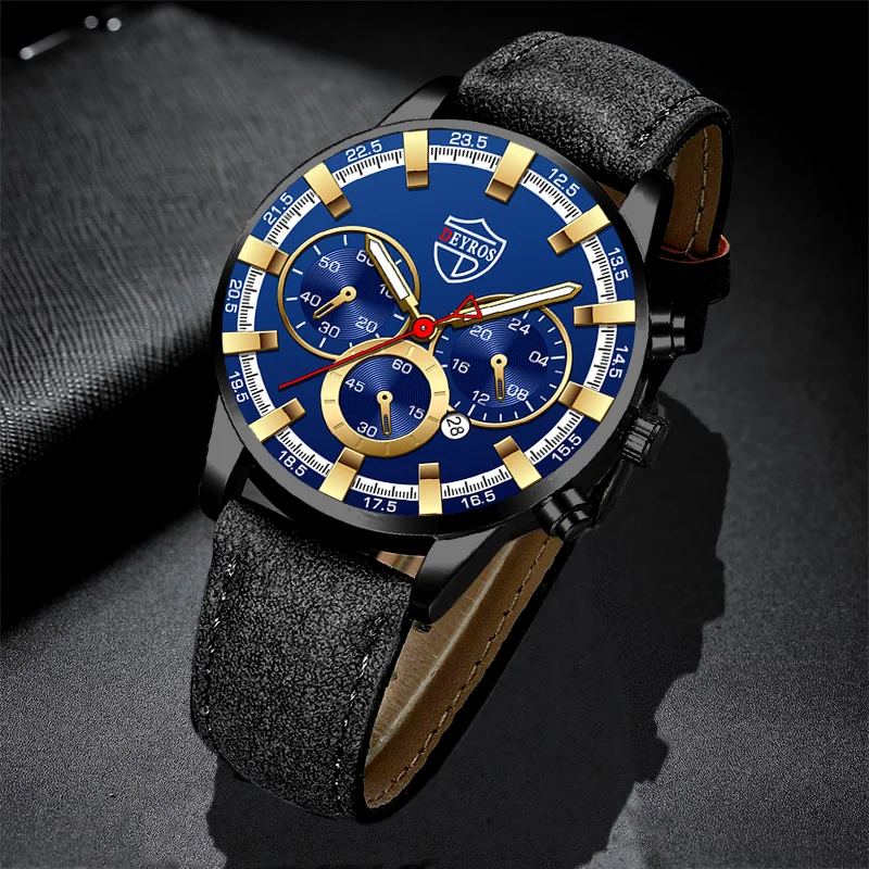 Fashion Mens Watches Luxury Men Sports Gold Stainless Steel Quartz Wrist Watch Man Business Casual Leather Watch Accessories alien high end versatile pointer accessories fashionable men s and women s watches waterproof snowflake gypsum quartz watches