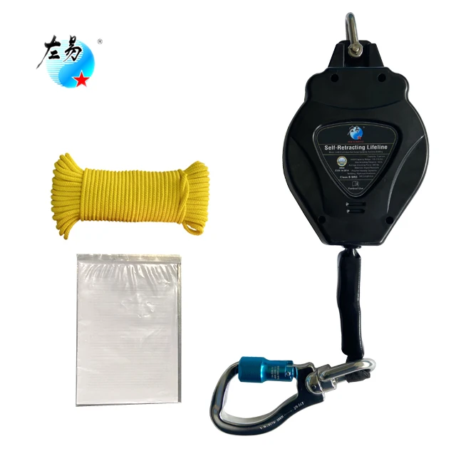 

ansi certified rescue lifeline system kit equipment vertical systems 140kgs 6 m construction safety equipment fall protection