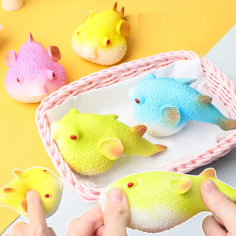 Fidget Dolphin Toy Soft Squishy Squeeze Anti-Stress Cartoon Animal For Adult Relieves Anxiety Kid Antistress Focus Stress Relief mochis squishy toys