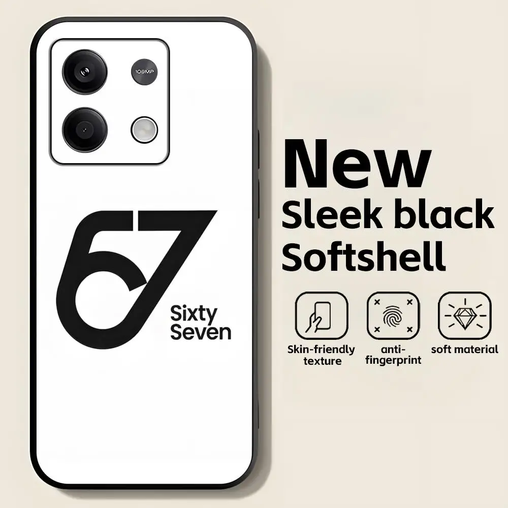 Sleek Black Soft Phone Case
