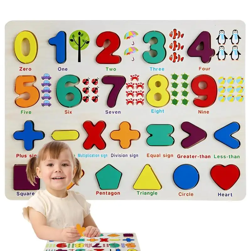 

Puzzle Shape Sorter Wooden Toys Early Learning Jigsaw Alphabet Number Puzzle Preschool Educational Baby Toys For Children