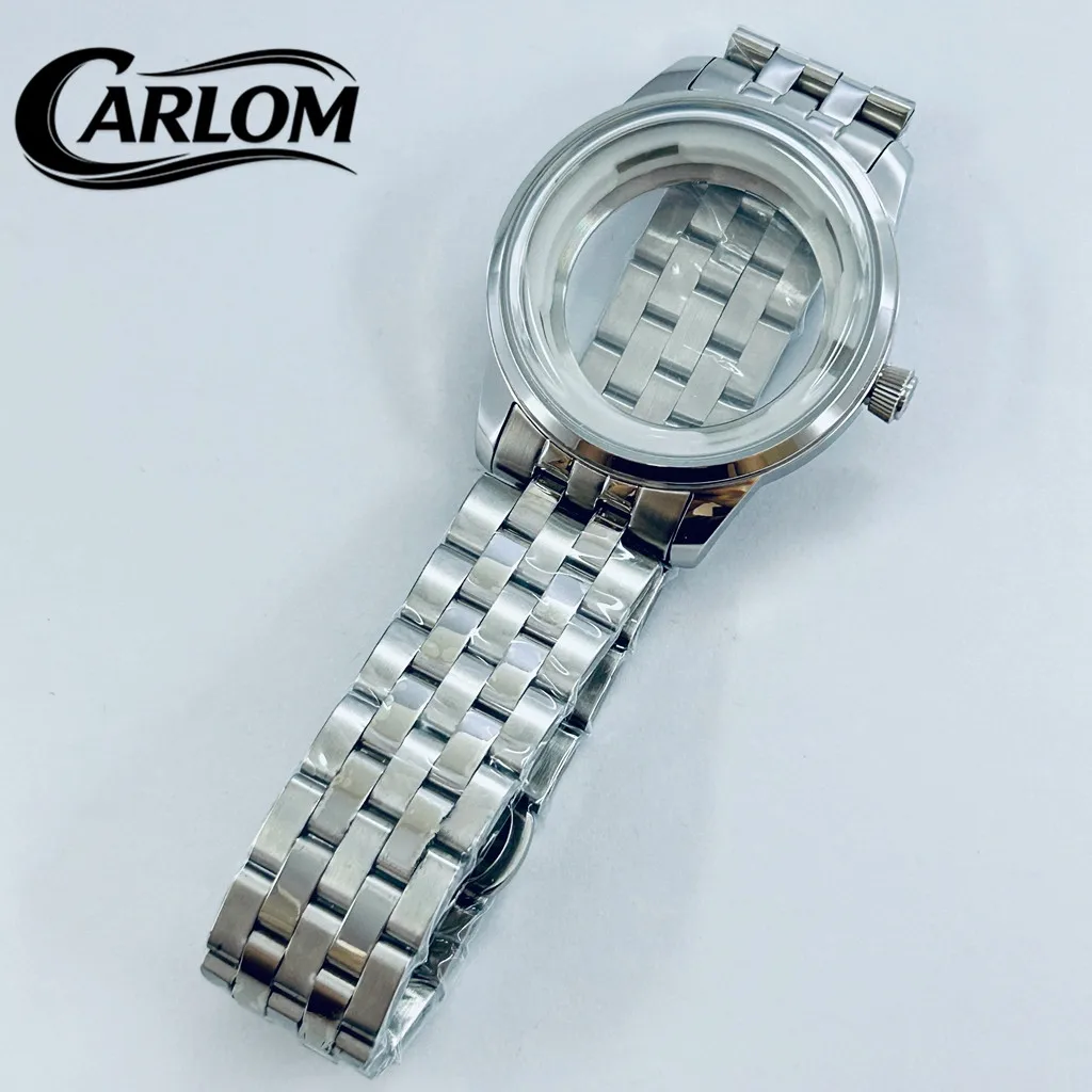 Silver Watch Case with Cocktail Arch Glass