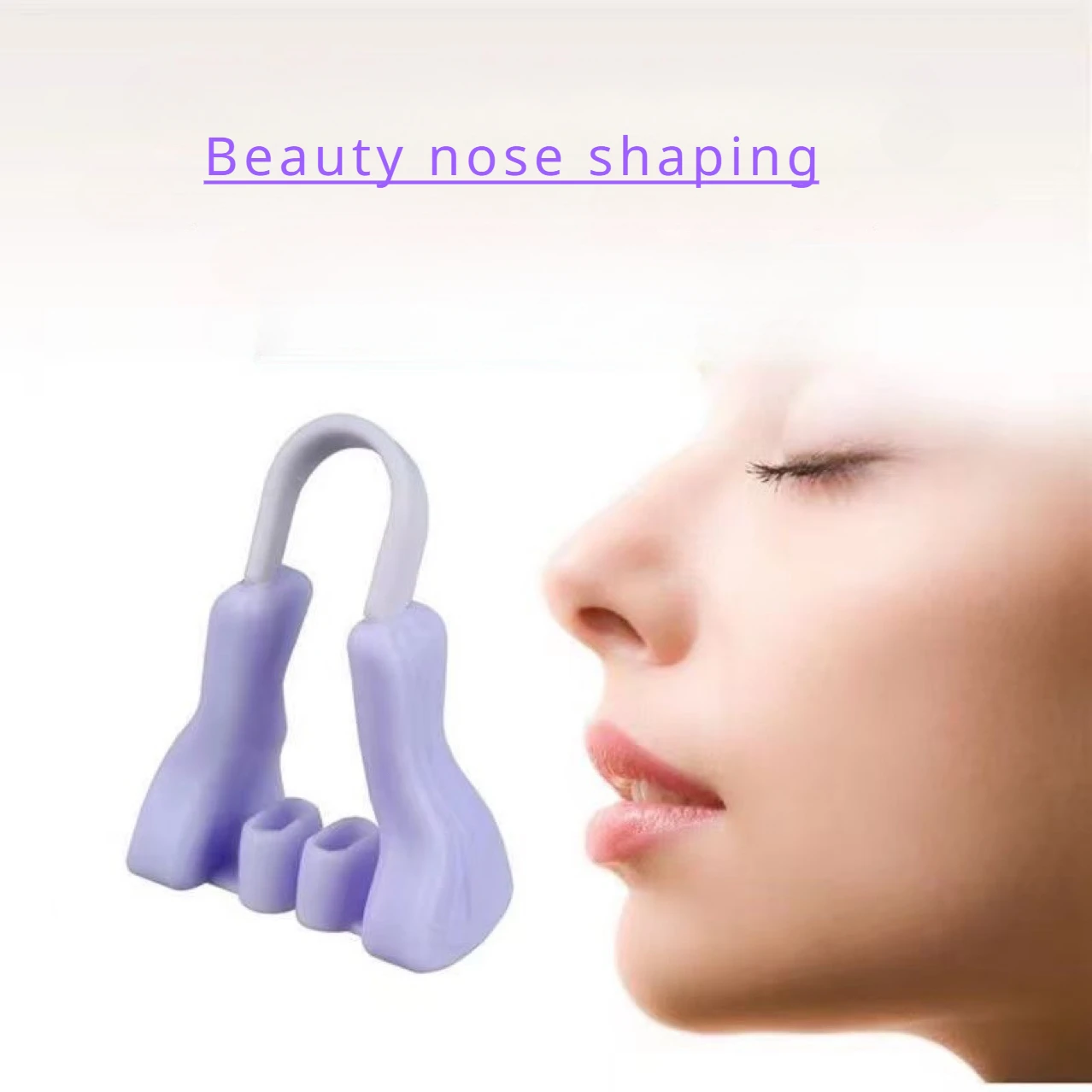 

Nose Shaper Clip Nose Lifting Shaper Silicone Nose Slimmer Shaping Bridge Hurt Straightener Beauty Tools