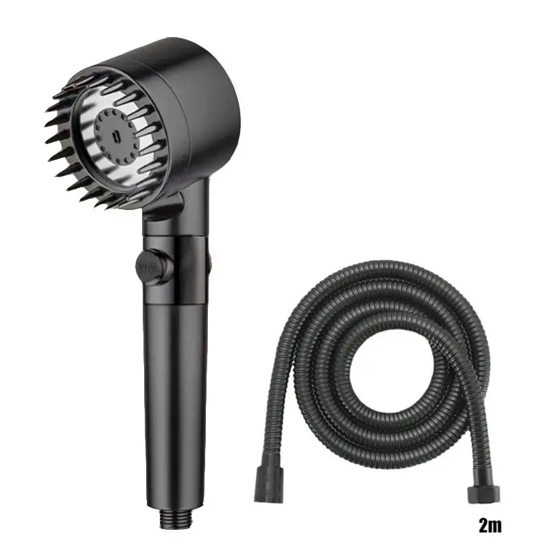 Shower for Bathroom Accessories Three Level Adjustment Showerhead Pressurization Head Massage Knobs Filter Set Showers Parts - Image 23
