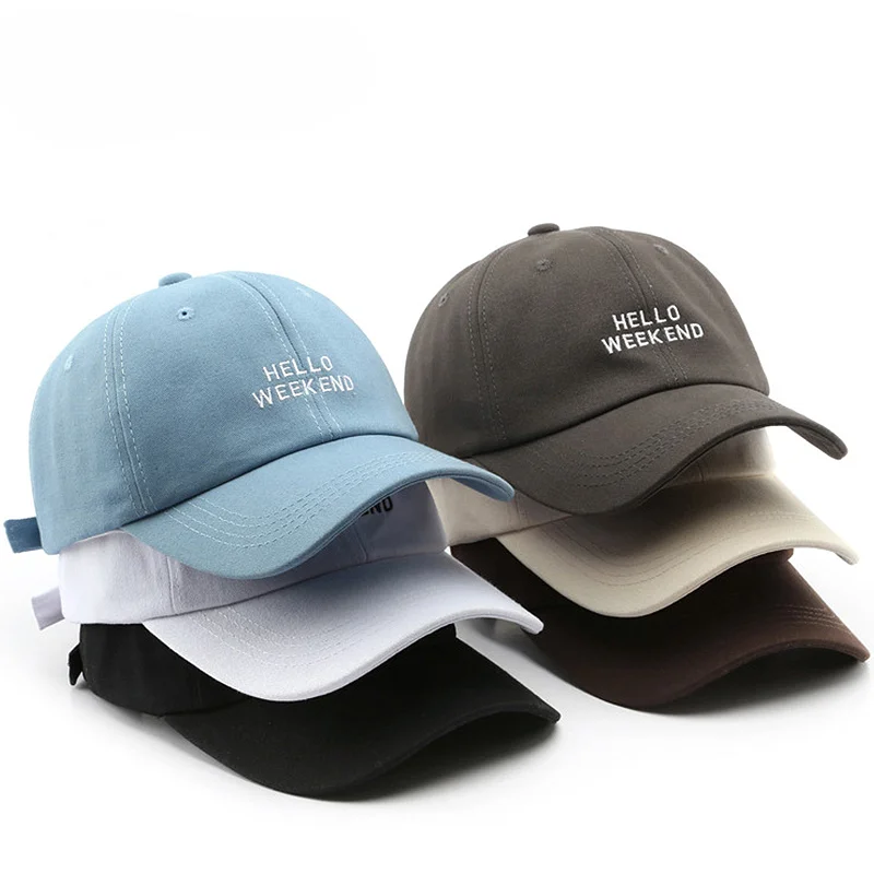 Baseball Hat Women Spring/Summer Duck Tongue Sunshade Letter Embroidered
