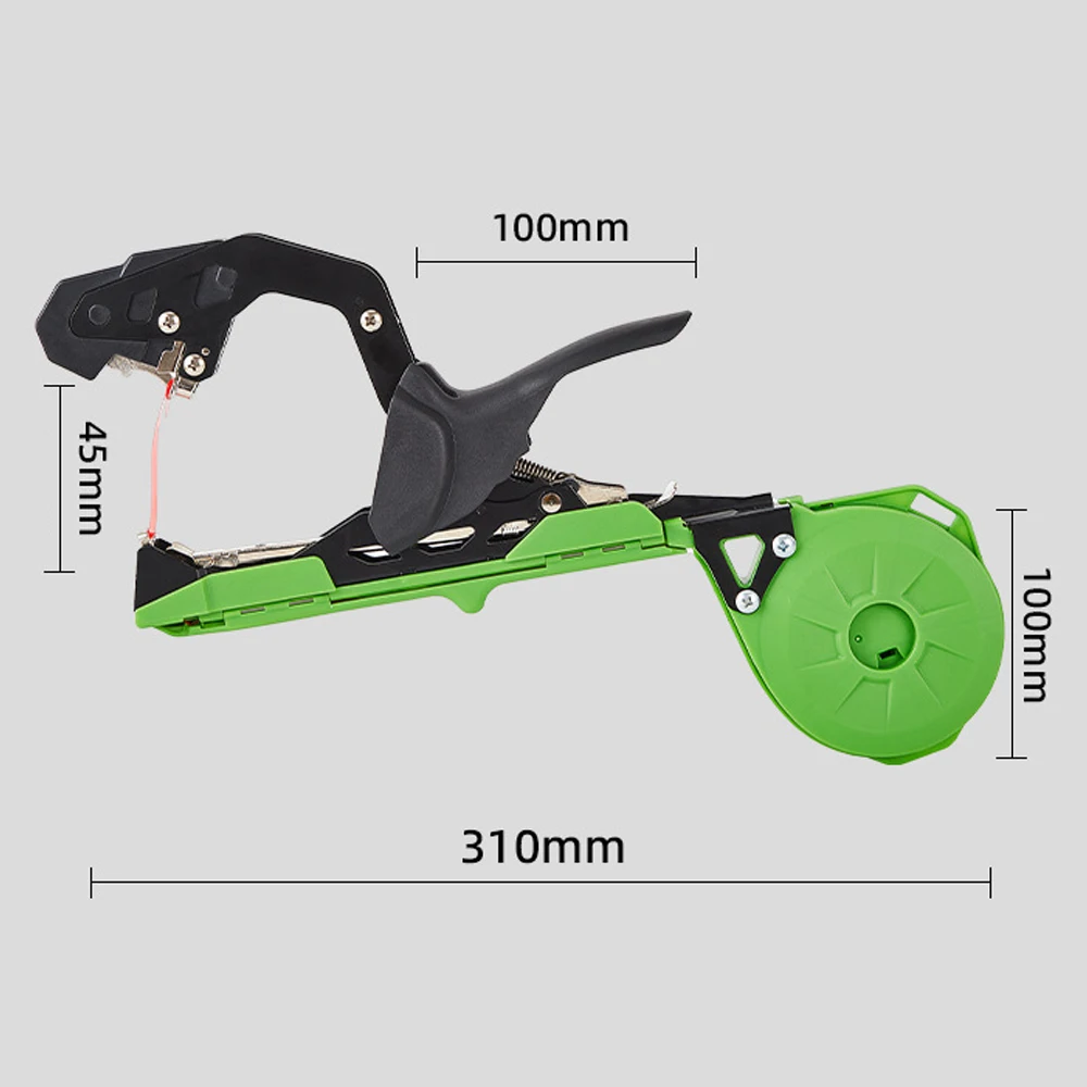 다지기 야채 테이프너 테이프, 가터 식물, 식물 가지, 손으로 묶는 바인딩 기계, 가정 정원 도구