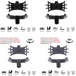 Universal Bike and Motorcycle Phone Holder Stand (4pcs mixed)