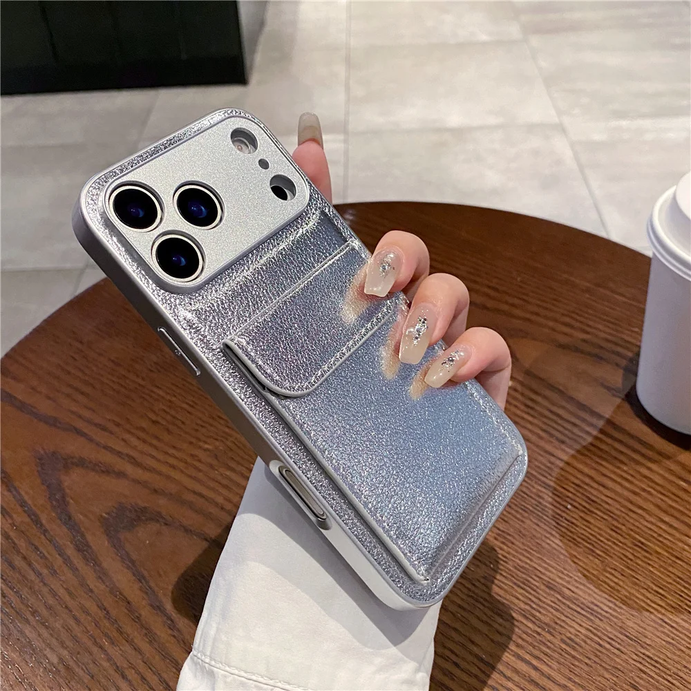 luxury Leather Card Holder Wallet Case For iPhone 11 12 thumbnail 6