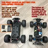 KF11 4WD 1:16 50KM/H Brushless RC Drift Off-Road Car With LED Light IPX6 Waterproof Electric High Speed Racing Outdoor Truck Toy 6