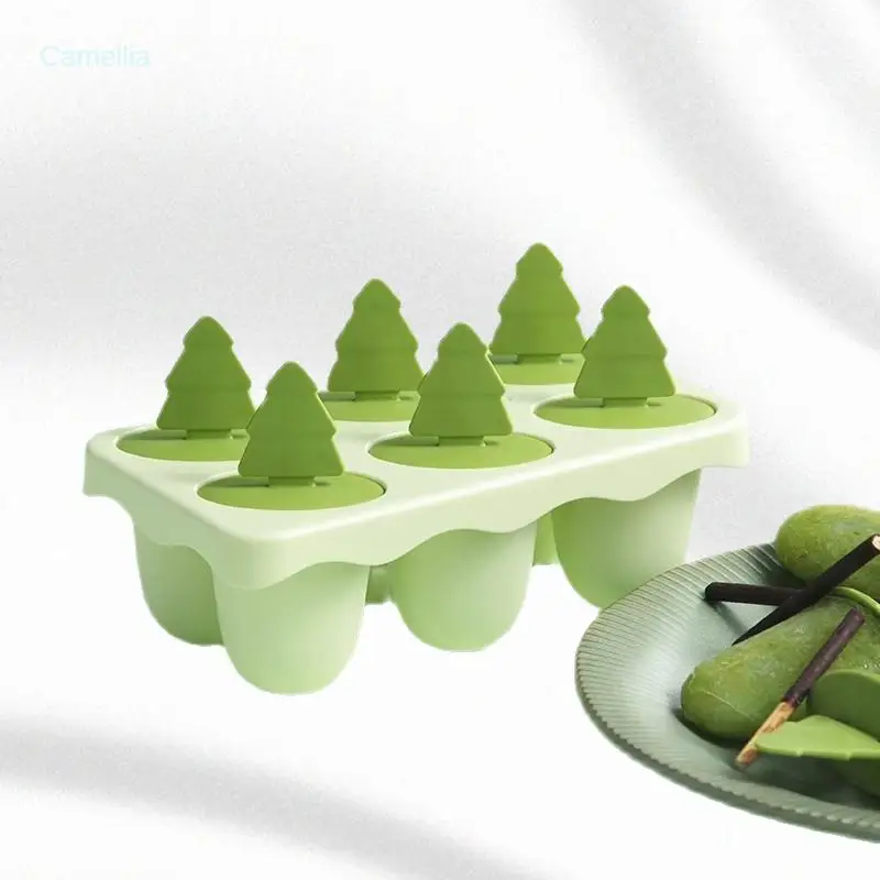 

CHAHUA Ice Cream Mould Ice Cube Box Food Grade PP Household Ice Cream Ice Sucker Ice Tray Homemade Mold Frozen