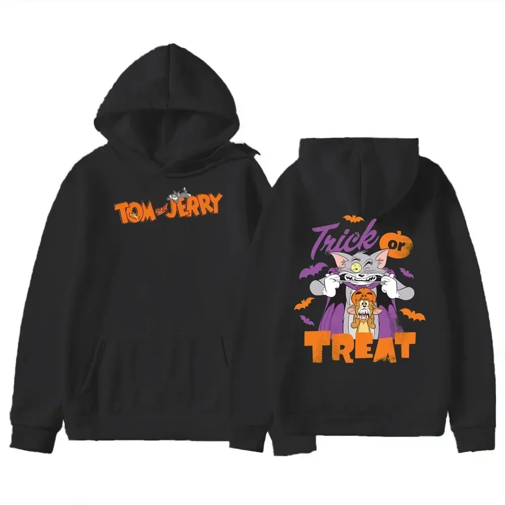 

2024 Arrival Cat Tom Mouse Jerry Women Men Fashion Couple Sweatshirt Unisex Casual Loose Hoodie Cartoon Streetwear Sportswear