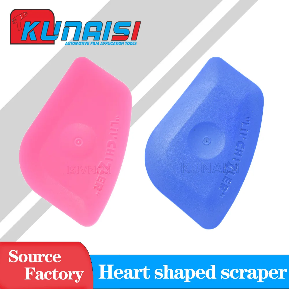 

Скребок мягкий в форме сердца, 5/10 шт.