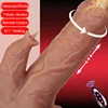 Big Realistic Dildo Vibrators Powerful Tongue Licking Clitoris G Spot Stimulator Heating Thrusting Rotation Dildos Suction Cup 1