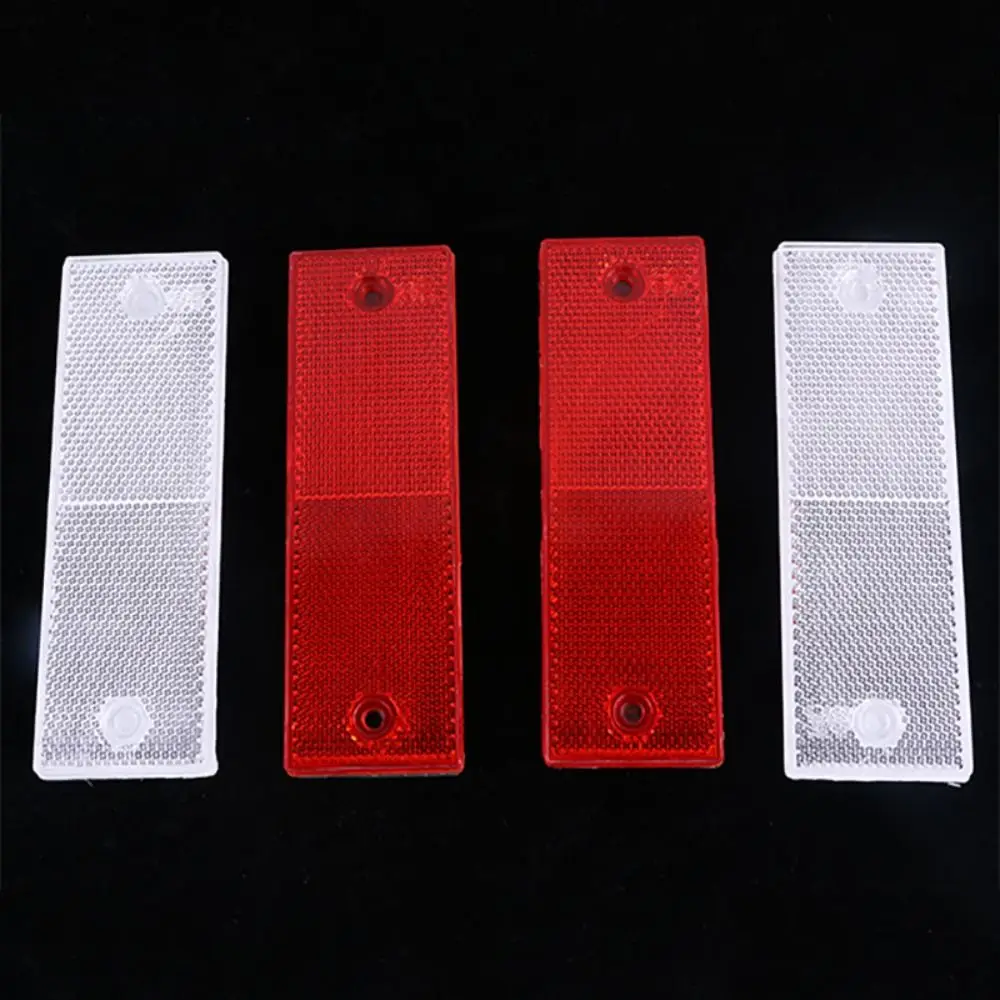 Triangle Warning Reflector Sign Frame Alerts Safety Plate Rear Light Trailer Fire Truck Car Reflective Strip Sticker