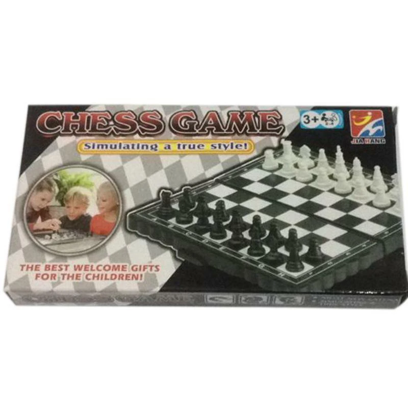 1set Mini International Chess Folding Magnetic Plastic Chessboard Board Game Portable Kid Toy board game,magnetic chess set,foldable chess board,table games,folding chess board,chess pieces and board,chess pieces,chess puzzle game