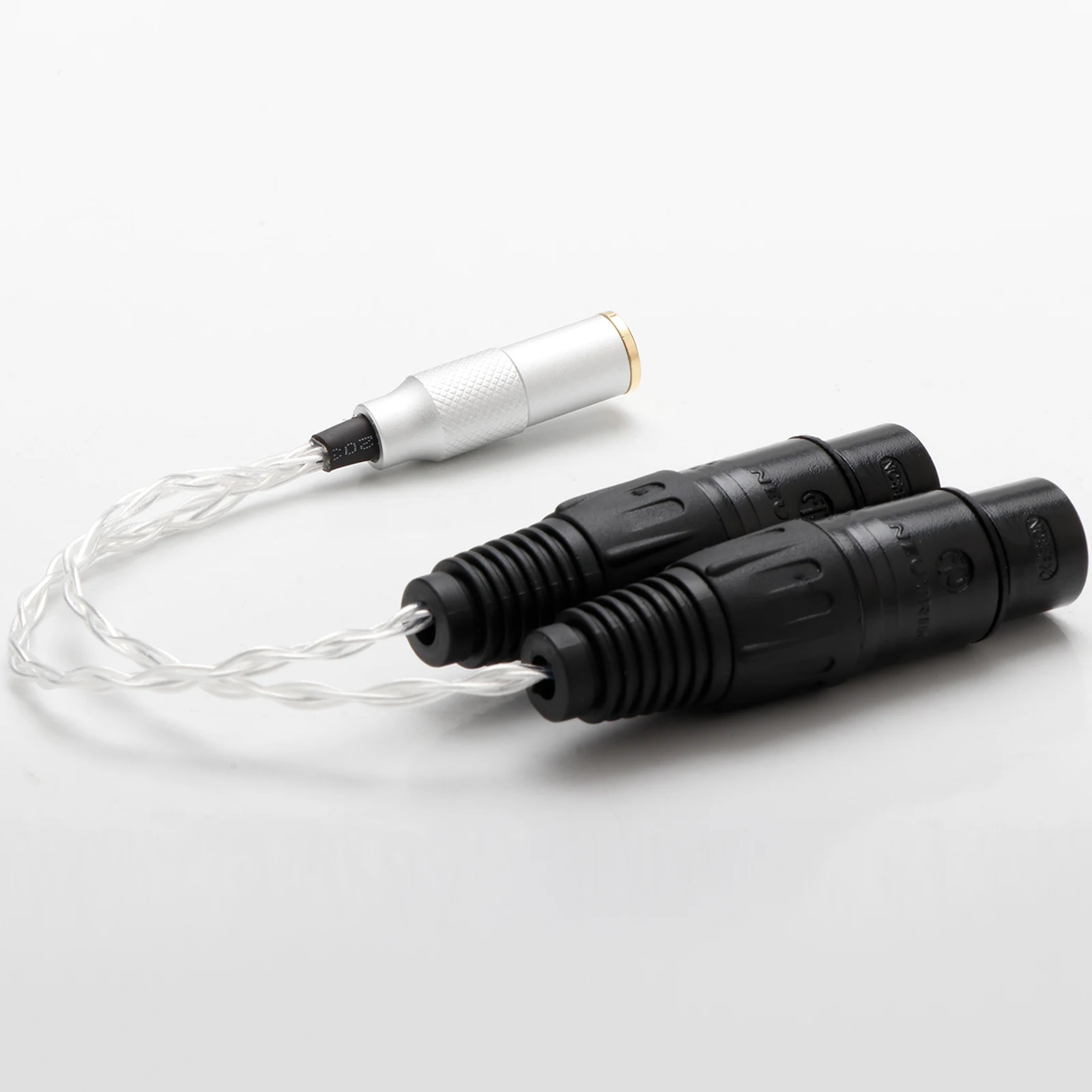 Cable De Audio Equilibrado, Conector 4.4mm Macho A XLR 3 Pines Macho, 8 Núcleos Y Chapado En Plata