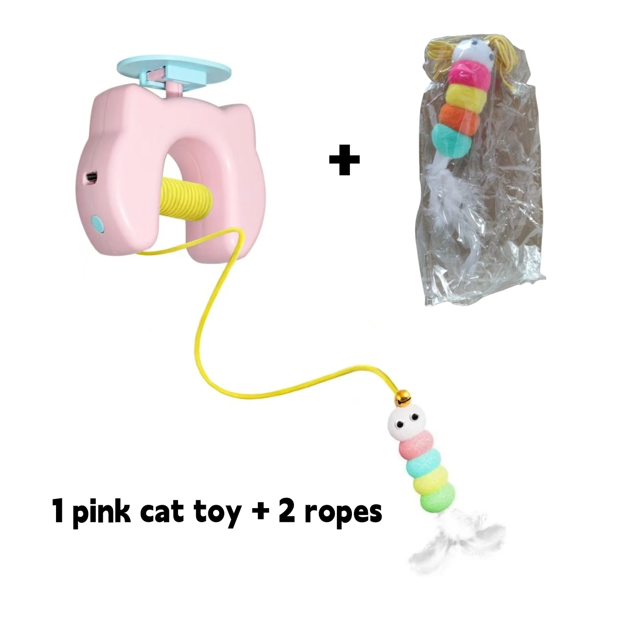 Type Of Electric Cat Toy with 2 Ropes Smart Hanging thumbnail 2