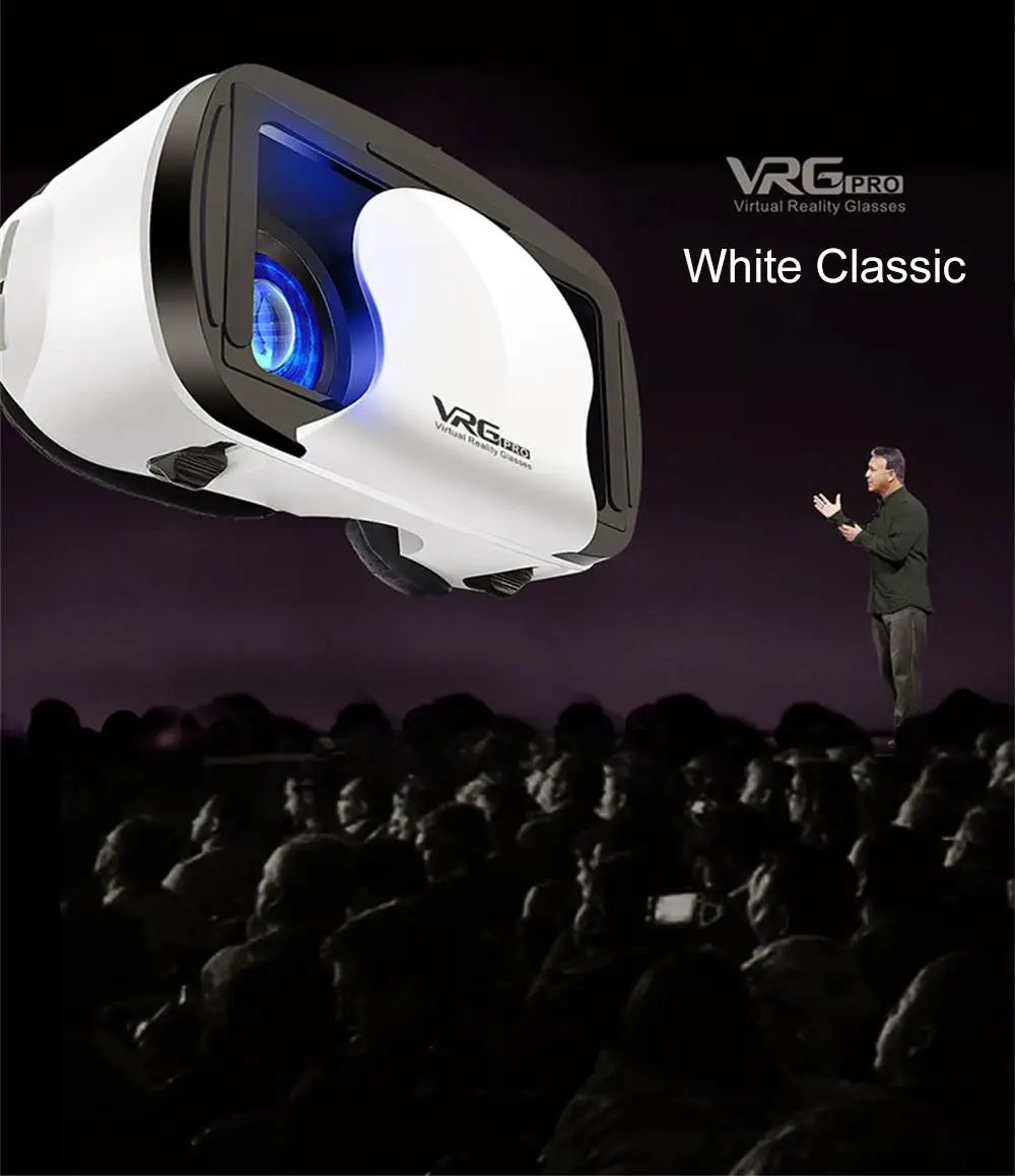 3D VR Headset Smart Glasses Helmet