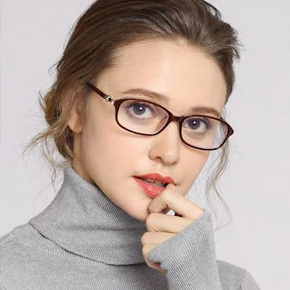 Presbyopie Brille Blaulicht Lesebrille Männer Frauen elegante bequeme Brille für Visier plus Linsen mit Etui 1.0 ~ 4,0