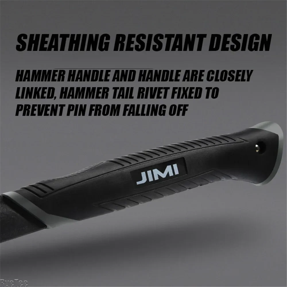 Top Quality JIMI Claw Hammer High Hardness Integrated Molding with Magnetic for Carpenter Electrician Man Gift 4