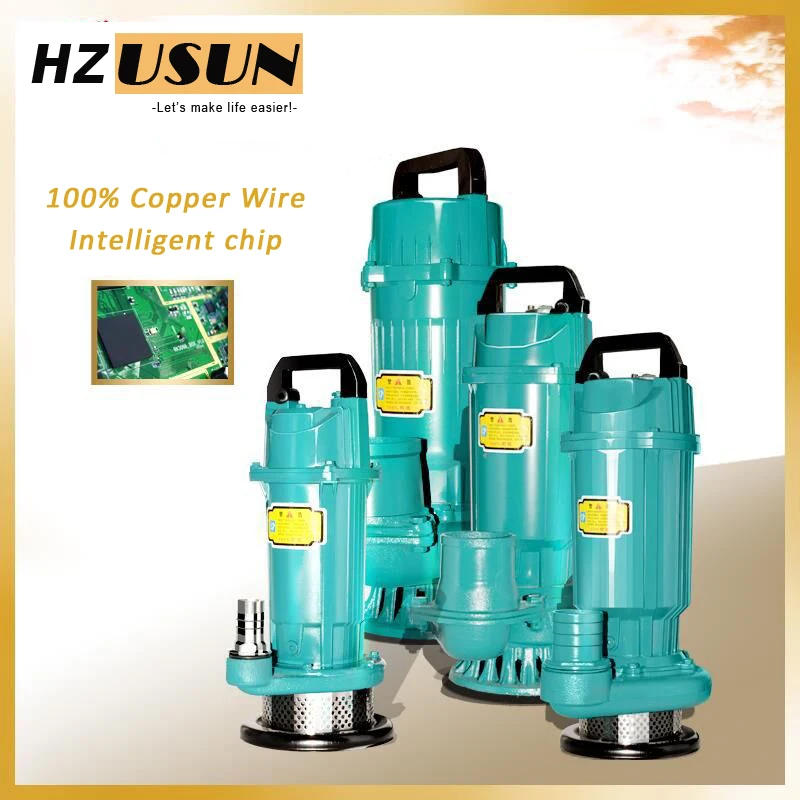 แบบพกพา DC Brushless ปั๊ม Submersible 48V 60 V รถปั๊มน้ำยกสูงขนาดใหญ่กระแสเงินสดพลังงานแสงอาทิตย์ทำความสะอาด Dewatering ปั๊มน้ำ 1