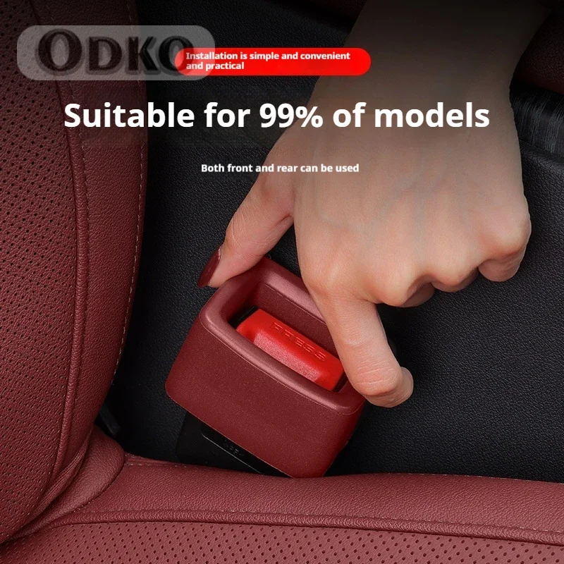 Car Safety Belt Buckle Holder Silicon Gel Buckle Protective Cover For Citroen C6 C3XR C3L C5 AIRCROSS C4 C5X C3-XR
